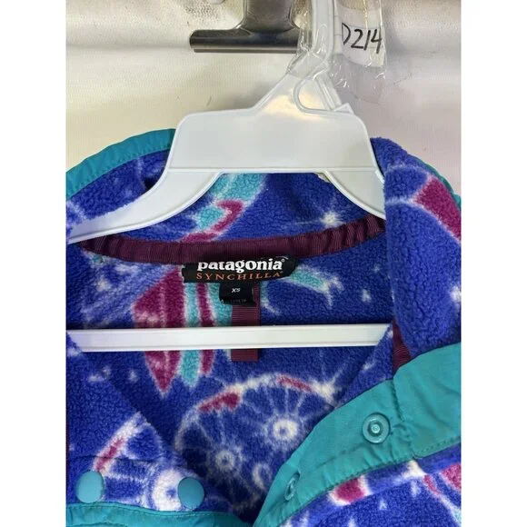 Patagonia Synchilla Sweatshirt Jacket Owl Celestial Print T Snap - Picture 5 of 9